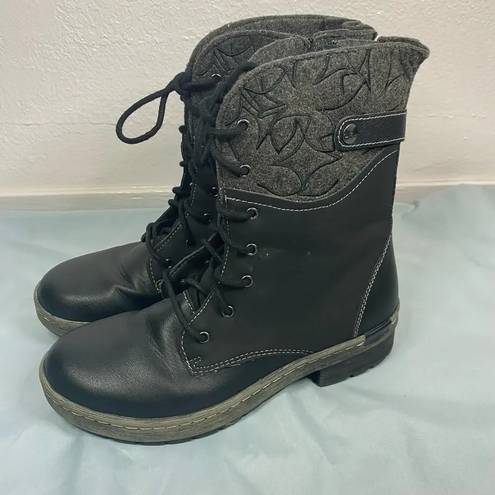 JBU Womens Hemlock Cap Toe Mid-Calf Fashion Boots Size 7
